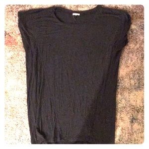 Silence and noise charcoal tunic dress medium